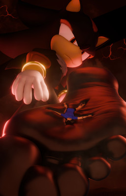 5_toes anthro barefoot bodily_fluids duo feet foot_fetish foot_focus foot_play humanoid_feet looking_back low-angle_view male male/male micro plantigrade soles stuck_to_foot sweat sweaty_feet toes trampling underfoot polyphius sega sonic_the_hedgehog_(series) shadow_the_hedgehog human mammal 3d_(artwork) absurd_res digital_media_(artwork) hi_res