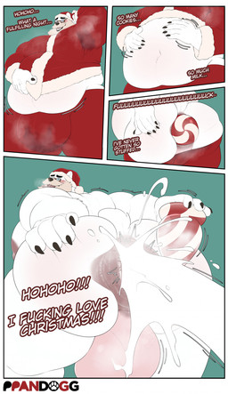 anal anal_penetration anthro anus backsack balls beard belly belly_overhang belly_pat belly_peek big_balls big_belly big_bulge big_butt blush bodily_fluids bulge butt buttplug buttplug_in_ass buttplug_insertion buttplug_pull_out christmas_clothing christmas_headwear clothing costume cum cum_from_ass cum_in_ass cum_inside detailed_bulge dialogue excessive_cum excessive_genital_fluids eyewear facial_hair genital_fluids genitals glasses hand_on_belly hat headgear headwear holidays huge_balls looking_pleasured low-angle_view male male_penetrated moobs musk mustache navel nipple_outline object_in_ass overweight overweight_male penetration plug_(sex_toy) plug_insertion precum precum_through_clothing raised_tail rear_view santa_costume santa_hat sex_toy sex_toy_in_ass sex_toy_insertion smile solo tail text wet wet_clothing ppandogg christmas santa_claus bear mammal polar_bear ursine absurd_res comic english_text hi_res
