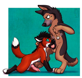 4_toes animal_genitalia animal_penis anthro balls bodily_fluids canine_genitalia canine_penis claws cum duo erection feet fellatio foot_fetish foot_play footjob forced fur genital_fluids genitals hair hand_on_head hypnosis knot male male/male male_penetrated male_penetrating male_penetrating_male mind_control nude oral oral_penetration penetration penile penis sex smile spiral spiral_eyes toe_claws toes remywolf black_leash_dog maurick canid canine canis domestic_dog german_shepherd herding_dog mammal maned_wolf pastoral_dog 2015 signature