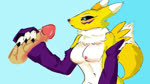 anthro bodily_fluids cum duo female genital_fluids handjob hello0 male male/female oral penile sex bandai_namco digimon canid canine digimon_(species) fox mammal renamon 16:9 animated hi_res short_playtime sound webm widescreen