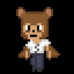 1:1 animated anthro bottomwear cloth clothing deer denim denim_bottomwear denim_clothing digital_media_(artwork) finally_faded jeans leo_(finally_faded) looking_at_viewer male mammal new_world_deer pants pixel_(artwork) pixel_animation pudu shirt short_playtime solo ta_tho tired_eyes topwear