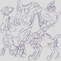 abdominal_bulge anal anal_penetration anal_vore animal_genitalia anthro anthro_on_feral anthro_prey anus balls bestiality blind blush blush_lines bodily_fluids disability female feral feral_pred genitals male male/female multi_limb partially_inside penetration penis penis_tip sheath tail_anus teeth teeth_showing tongue tongue_out vore whiskers soft_bugg aevery_(aevery) applejuice_(soft_bugg) avian bird unknown_species hi_res sequence