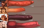 animal_genitalia animal_penis anthro big_penis bodily_fluids canine_genitalia canine_penis chart circumcised foreskin genital_fluids genitals huge_penis knot long_penis male penis penis_chart penis_size_comparison penis_size_difference precum tongue tongue_out vein veiny_penis monkeyspirit penis_lineup logan_(monkeyspirit) milo_(monkeyspirit) mizuki_(monkeyspirit) pau_(monkeyspirit) canid canine canis domestic_dog felid husky lion mammal nordic_sled_dog pantherine spitz tiger wolf 2023 hi_res