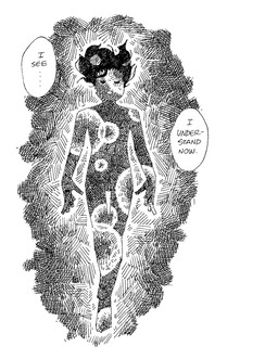 anthro dialogue eyes_closed floating hair male nude round_ears round_nose silhouetted_body simple_background solo speech_bubble text white_background gaydottiff ash_(gaydottiff) mammal mouse murid murine rodent 2024 black_and_white comic english_text hi_res monochrome