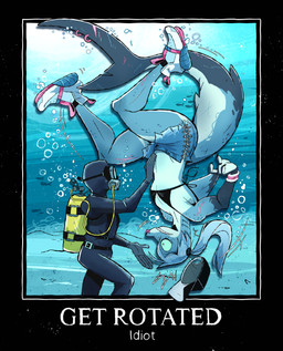 4_fingers 5_fingers accessory air_bubble air_tank ambiguous_gender anthro baseball_cap bikini bikini_top biped black_border blue_body blue_hair border bottomwear breasts bubble clothed clothed_ambiguous clothed_anthro clothed_female clothing countershade_face countershade_hands countershade_neck countershade_tail countershade_torso countershading diving_mask dorsal_fin duo emanata facial_piercing female female_anthro fin fin_piercing fingers flash_emanata footwear fully_clothed fully_clothed_ambiguous fully_clothed_anthro fully_clothed_female furgonomics furry-specific_piercing gills gloves_(marking) hair hair_accessory hair_tie hat headgear headwear hotpants markings mask motivational_poster multicolored_body non-mammal_breasts non-mammal_hair nose_piercing nose_ring notched_fin notched_tail outside_border piercing ponytail poster poster_template pupils red_pupils ring_piercing scar scrunchie scuba septum_piercing septum_ring sharp_teeth shoes shorts size_difference small_breasts smaller_ambiguous snout surprised swimwear tail tail_fin tail_piercing teeth text tied_hair two-piece_swimsuit underwater water wristband herny get_rotated_idiot jawlene_(herny) ambiguous_species fish marine shark 2025 absurd_res digital_media_(artwork) english_text hi_res