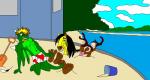 anthro bambi bambi_(film) bdsm beach bondage bound cervine deer dragon equine foot_fetish fun guys hindpaw holiday horse humor laugh male mammal paws seaside spirit:_stallion_of_the_cimarron spirit_(cimarron) summer talpimado tickler tickling ticklish torture willy
Rating: Safe
Score: -5
User: Patrik_Dragon
Date: January 22, 2014