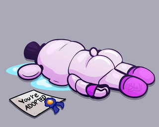 ambiguous_gender anthro bodily_fluids butt lying machine on_front puddle simple_background solo tail tears text blueji five_nights_at_freddy's freddy_fazbear's_pizzeria_simulator scottgames helpy_(fnaf) animatronic bear mammal robot robot_anthro 2024 5:4 cel_shading digital_drawing_(artwork) digital_media_(artwork) english_text full-length_portrait hi_res portrait shaded male_(lore)
