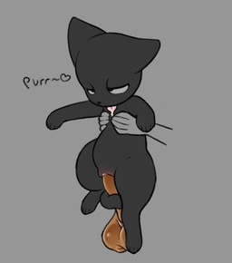balls bestiality black_body black_fur blush bodily_fluids body_blush carrying_another disembodied_hand disembodied_penis drooling duo female female_feral female_focus female_on_human feral feral_focus feral_penetrated fur genitals grey_background half-closed_eyes human_on_feral human_penetrating human_penetrating_female human_penetrating_feral humanoid_genitalia humanoid_penis interspecies male male_human male_on_feral male_penetrating_feral narrowed_eyes paws penetration penile penile_penetration penis purring quadruped saliva sex shallow_penetration simple_background solo_focus tail tail_around_penis tail_fetish tail_play three-quarter_view tongue tongue_out vaginal vaginal_penetration vulva vulva_blush mrmystery_guy domestic_cat felid feline felis human mammal 2026 digital_drawing_(artwork) digital_media_(artwork) flat_colors