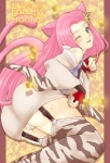 camel_toe clothing female hair looking_at_viewer multi_tail one_eye_closed panties pink_hair solo tail underwear wink unknown_artist endless_frontier super_robot_wars koma animal_humanoid cat_humanoid felid felid_humanoid feline feline_humanoid humanoid mammal mammal_humanoid