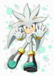 abstract_background anthro big_eyes big_head fur looking_at_viewer male open_mouth simple_background smile solo toony white_body white_fur nell_two sega sonic_the_hedgehog_(series) silver_the_hedgehog eulipotyphlan hedgehog mammal 2016 digital_media_(artwork)