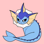 >:< ambiguous_gender annoyed blue_body blue_eyes blue_skin blush blush_lines cross-popping_vein feral fin furrowed_brow kemono looking_down pink_background simple_background sitting solo tail tail_fin tail_motion tailwag park_horang nintendo pokemon eeveelution generation_1_pokemon pokemon_(species) vaporeon 1:1 2022 animated no_sound short_playtime webm