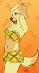 anthro bottomwear breasts breath brown_eyes clothed clothing female panting pose skirt smile solo tail tail_under_skirt teeth tongue wolfpsalm animal_crossing nintendo goldie_(animal_crossing) bird_dog canid canine canis domestic_dog golden_retriever hunting_dog mammal retriever 2017 absurd_res digital_media_(artwork) hi_res pinup