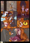 absurd_res anthro ayuke canid canine dragon duo feral fox hi_res male male_pred male_prey mammal mythological_creature mythological_scalie mythology scalie tail thosecatsticks vore
