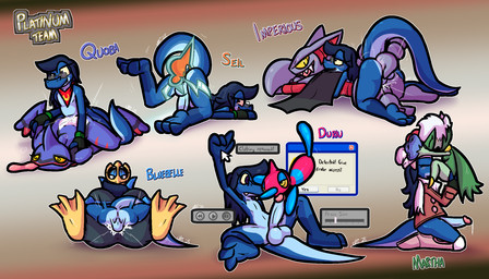 2_toes 3_toes 4_fingers ambiguous_gender anal anal_penetration anthro anthro_on_anthro anthro_penetrated anthro_penetrating anthro_penetrating_anthro anus ass_up balls big_balls big_butt big_penis black_body black_eyes black_feathers black_wings blue_balls blue_body blue_eyes blue_feathers blue_hair blue_penis blue_perineum blue_scales blush bodily_fluids boots breasts butt butt_grab carrying_another clothed clothing cum cum_from_vagina cum_in_vagina cum_inside cum_on_butt cum_splatter cunnilingus cursor dominant dominant_ambiguous dominant_anthro dominant_male duo erection expressionless eye_roll eyebrows eyewear eyewear_only feathers feet female female_penetrated fingerless_gloves fingers floating flower_hands footwear from_behind_position from_front_position fucked_silly genital_fluids genitals glans glasses glasses_only gloves gloves_(marking) green_body green_clothing green_gloves green_handwear green_nipples grey_boots grey_clothing grey_eyewear grey_footwear grey_glasses grey_hair grin hair half-closed_eyes hand_on_butt handwear hat headgear headwear hug humanoid_genitalia humanoid_on_anthro humanoid_penis interspecies jacket kerchief knee_boots knee_highs kneeling larger_anthro larger_male larger_penetrated leg_grab leg_markings legs_up legwear long_hair looking_at_another looking_back looking_pleasured lying male male/ambiguous male/female male/male male_on_bottom male_on_top male_penetrated male_penetrating male_penetrating_female male_penetrating_male markings membrane_(anatomy) missionary_position mostly_nude motion_lines narrowed_eyes nipples nude on_back on_bottom on_front on_top open_mouth oral orange_body pantsless penetration penis perineum pincers pink_anus pink_glans pink_sclera plant precum prone_bone_position pupils purple_body purple_eyes purple_scales raised_arm raised_eyebrow raised_leg red_body red_clothing red_inner_ear red_jacket red_kerchief red_scales red_topwear scales scarf sex shoes side_view size_difference small_breasts smaller_ambiguous smaller_anthro smaller_female smaller_humanoid smaller_male smile smirk socks_(marking) speed_bump_position spiral spiral_eyes stinger submissive submissive_anthro submissive_female submissive_male tail tail_around_leg tail_fetish tail_in_ass tail_insertion tail_play text thick_thighs thigh_grab thrusting time_stop toes tongue tongue_out topwear vaginal vaginal_penetration wearing_glasses webbed_feet white_clothing white_hair white_hat white_headwear white_scarf window_(computing) wings yellow_eyes yellow_kerchief yellow_sclera ultilix nintendo pokemon ulti_(ultilix) elemental_creature empoleon flora_fauna generation_4_pokemon gliscor humanoid lizard pokemon_(species) porygon-z reptile roserade rotom scalie toxicroak 2025 english_text hi_res multiple_images