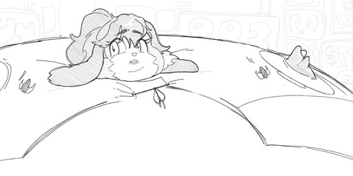 ambiguous_gender anthro big_ears body_inflation chubby_cheeks detailed_background double_chin fat_face hair hyper hyper_inflation immobile inflation looking_away morbidly_obese morbidly_obese_ambiguous morbidly_obese_anthro obese obese_ambiguous obese_anthro overweight overweight_ambiguous overweight_anthro solo spherical_inflation pearkidart star_wars star_wars_visions lop_(star_wars_visions) lagomorph lepi leporid mammal rabbit 2024 absurd_res digital_drawing_(artwork) digital_media_(artwork) hatching_(art) hi_res monochrome shaded