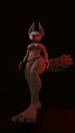 abs anthro athletic athletic_anthro athletic_female barefoot breasts feet female genitals licking licking_lips licking_own_lips nude pussy red_eyes self_lick sharp_teeth solo teeth toes tongue tongue_out walk_cycle walking rogue621 canid canine mammal 3d_(artwork) 9:16 animated digital_media_(artwork) hi_res no_sound short_playtime webm