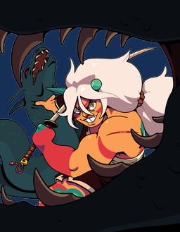 2_horns ambiguous_gender battle broken_horn female feral group hair horn melee_weapon muscular muscular_female orange_body orange_skin ponytail red_eyes smile snout sword teeth trio weapon discount-supervillain cartoon_network mythology steven_universe steven_universe:_future jasper_(steven_universe) dragon gem_(species) humanoid jasper_(gem_species) mythological_creature mythological_scalie quartz_(gem_species) scalie uncorrupted_gem hi_res