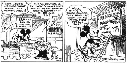 anthro bottomwear clothed clothing dialogue female floppy_ears footwear gloves handwear hat headgear headwear high_heels horn male open_mouth outside pants plant question_mark shoes skirt speech_bubble tail text tree walking floyd_gottfredson hardie_gramatky disney public_domain clarabelle_cow mickey_mouse asinus bovid bovine canid canine canis cattle domestic_cat domestic_dog donkey equid equine felid feline felis mammal mouse murid murine rodent 1930 20th_century absurd_res ancient_art comic dated english_text hi_res long_image monochrome signature wide_image