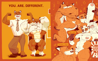 aged_up anthro anthro_on_anthro arm_hair back_hair ball_suck balls big_balls big_muscles big_pecs big_penis blush blush_stickers bodily_fluids body_hair chest_hair clothing costume dialogue dialogue_box duo footwear fur genital_fluids genitals hairy_male huge_muscles kissing leg_hair long_penis looking_at_another male male/male muscular muscular_anthro muscular_male nipples oral orange_body orange_fur pec_grab pecs penis precum pubes sex small_balls small_penis small_penis_appreciation socks sucking text underwear vein veiny_penis white_body white_fur vaniwall fantastic_mr._fox ash_fox_(fantastic_mr._fox) mr._fox_(fantastic_mr._fox) canid canine fox mammal absurd_res english_text hi_res father_(lore) father_and_child_(lore) father_and_son_(lore) incest_(lore) parent_(lore) parent_and_child_(lore) parent_and_son_(lore) son_(lore)