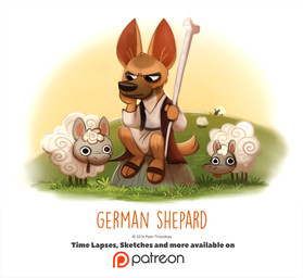 ambiguous_gender anthro black_eyes blep brown_body brown_fur chin_in_hand clothed clothing crook feral footwear frown fully_clothed fur grass grey_body grey_fur group hill humor outside patreon_logo plant pun rock sandals shepherd shoes simple_background staff text tongue tongue_out visual_pun white_background white_body white_fur piper_thibodeau patreon bovid canid canine canis caprine domestic_dog german_shepherd herding_dog mammal pastoral_dog sheep 2019 digital_media_(artwork) digital_painting_(artwork) english_text painting_(artwork)