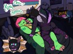 animal_genitalia animal_penis animal_pussy anthro areola bedroom big_areola black_body black_fur black_scalera blue_pupils blush branded canine_genitalia canine_pussy clothing clothing_aside duo female fur genitals green_areola green_body green_scales hair interrobang knee_on_pussy legwear lgbt_pride male male/female nude overweight overweight_female pawpads penis pink_hair plushie pride_colors pupils purple_body purple_fur pussy scales sex sex_toy sleep_bubble sleep_molestation sleep_sex sleep_talking sleeping stitch_(sewing) text thigh_highs transgender_pride_colors underwear underwear_aside vibrator hititecstasy acid_qt kellidile_(hititecstasy) alligator alligatorid avian bird border_collie canid canine canis collie columbid crocodilian domestic_dog herding_dog hybrid mammal pastoral_dog pigeon reptile scalie sheepdog absurd_res english_text hi_res