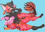 anthro black_body black_claws black_fur black_nose breasts chest_tuft claws eyebrows feet female fin fur green_sclera head_tuft hindpaw inner_ear_fluff looking_at_viewer nude one_eye_closed open_mouth open_smile orange_body orange_fur pawpads paws pink_body pink_fur pink_pawpads reaching_towards_viewer red_body red_fur small_breasts smile solo tail tail_fin tuft white_eyebrows white_inner_ear white_inner_ear_fluff wink winking_at_viewer yellow_eyes onigiriad domestic_cat felid feline felis fish hybrid mammal marine 2022 clip_studio_paint_(artwork) digital_drawing_(artwork) digital_media_(artwork) full-length_portrait portrait shaded soft_shading