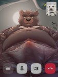 anthro belly big_belly biped blush bulge clothing duo humanoid_hands kemono male moobs navel nipples overweight overweight_male underwear hfengfffff bear mammal 2024 3:4 hi_res