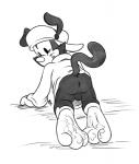 all_fours animaniacs anus balls bottomless butt cub cum_on_feet foot_fetish hat male paws roarey_raccoon solo wakko_warner young
Rating: Explicit
Score: 6
User: Pokelova
Date: September 25, 2013