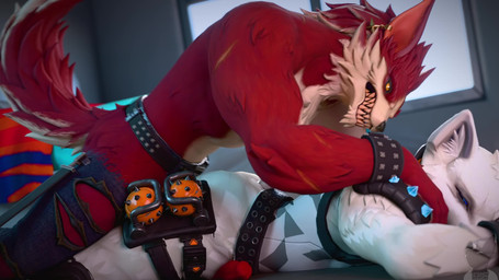 anal_orgasm animal_genitalia animal_penis anthro anthro_on_anthro anthro_penetrated anthro_penetrating anthro_penetrating_anthro armor balls black_bracelet black_nose blue_bottomwear blue_clothing blue_eyes blue_jeans blue_pants blue_sclera bodily_fluids bottomless bottomwear bouncing_balls bouncing_butt bracelet butt canine_genitalia canine_penis clenched_teeth clothed clothing cum cum_from_ass cum_in_ass cum_inside cum_on_back cum_on_butt cum_on_ground cum_splatter cum_while_penetrated cumshot denim denim_bottomwear denim_clothing ear_piercing ear_ring ejaculation erection from_behind_position fur genital_fluids genitals grey_body grey_clothing grey_fur grey_topwear grey_vest hands-free inside jeans jewelry jockey_position male male/male male_anthro male_on_bottom male_on_top male_penetrated male_penetrating male_penetrating_male multiple_angles on_bottom on_ground on_top orgasm pants pauldron penetration penis piercing prone_bone_position red_body red_fur red_inner_ear red_penis ring_piercing sex sharp_teeth shoulder_grab sound_effects tail tail_motion tailwag teeth thrusting topwear torn_bottomwear torn_clothing torn_jeans torn_pants vest white_balls white_body white_clothing white_fur white_topwear white_vest twitchyanimation epic_games fortnite mythology lycan_west_(fortnite) volpez_(fortnite) arctic_fox canid canine canis fox mammal mythological_canine mythological_creature true_fox werecanid werecanine werecreature werewolf wolf 16:9 2025 3d_(artwork) 3d_animation animated digital_media_(artwork) hi_res huge_filesize long_playtime sound voice_acted webm widescreen