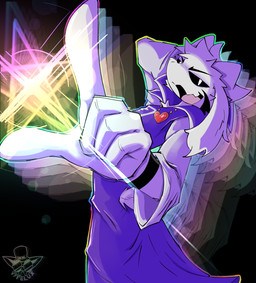 afterimage anthro black_sclera clothed clothing jewelry looking_at_viewer male necklace open_mouth pupils solo white_pupils vytelux undertale undertale_(series) asriel_dreemurr_(god_form) bovid caprine goat mammal hi_res