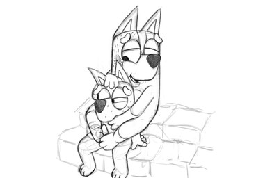 3_toes 4_fingers adult_on_young age_difference animal_genitalia animal_penis anthro anthro_on_anthro bent_legs big_eyes big_nose big_snout biped blush blush_lines bodily_fluids canine_genitalia canine_penis curved_eyebrows duo erection eyebrows feet female fingers foot_fetish foot_play footjob genitals gloves_(marking) half-closed_eyes hand_on_another's_head head_on_head head_turned high-angle_view humanoid_hands intraspecies iris larger_female leg_markings looking_aside looking_at_another looking_at_partner looking_down looking_down_at_another looking_down_at_partner looking_pleasured male male/female markings mature_anthro mature_female narrowed_eyes no_pupils nude nude_anthro nude_female nude_male older_female older_on_young on_model open_mouth open_smile pawpads penile penis plantigrade pointy_ears prick_ears sex shota sitting size_difference smaller_male smile snout socks_(marking) sweat sweaty_face thick_eyebrows three-quarter_view toes tongue young young_anthro young_male younger_male festive0goat bluey_(series) chilli_heeler rusty_(bluey) australian_cattle_dog australian_kelpie canid canine canis cattledog domestic_dog herding_dog mammal pastoral_dog sheepdog 2025 black_and_white digital_drawing_(artwork) digital_media_(artwork) guide_lines hi_res monochrome sketch