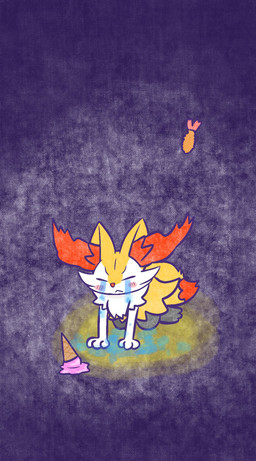 :< all_fours ambiguous_anthro ambiguous_gender anthro biped blush blush_stickers bodily_fluids crying dairy_products dessert digitigrade dipstick_tail eyes_closed food ice_cream ice_cream_cone markings shrimp_(food) simple_background solo tail tail_markings tears annyui0611 nintendo pokemon braixen canid generation_6_pokemon mammal pokemon_(species) 2024 digital_drawing_(artwork) digital_media_(artwork) full-length_portrait hi_res japanese_description portrait translated_description