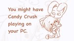 anthro butt butt_grab computer duo electronics garat hand_on_butt hug male simple_background size_difference text two_tone_tail white_background fenrik_(artist) candy_crush fenrik canid canine domestic_cat felid feline felis fennec_fox fox lagomorph leporid mammal rabbit true_fox 16:9 english_text widescreen