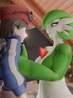 anthro blank_expression blurred_background breasts cozy derp_eyes duo female fisheye_lens glowing green_body lifted male medium_breasts size_difference soft_lighting tntwonip goldencarrot_(modeler) warfaremachine_(modeler) blender_cycles gorillaz nintendo pokemon when_youre_close_to_me calem_(pokemon) gardevoir generation_3_pokemon human mammal pokemon_(species) shiny_pokemon 3:4 3d_(artwork) 3d_animation animated digital_media_(artwork) hi_res meme short_playtime sound webm