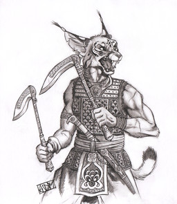 5_fingers anthro armlet belt bottomwear bracelet clothing dagger dual_wielding ear_piercing ear_ring ear_tuft fingers fur fur_markings holding_object holding_weapon jewelry lohar looking_aside male markings melee_weapon necklace open_mouth pants piercing ring_piercing scabbard scar simple_background solo standing teeth tongue topwear tuft vest weapon white_background wristband 0laffson caracal caracal_(genus) felid feline mammal 2020 digital_media_(artwork) graphite_(artwork) hi_res signature traditional_media_(artwork)