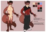 anthro male nemo_hic solo submissive submissive_male text thornedog canid canine fox mammal red_fox true_fox english_text hi_res