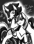 <3 chaosphoniex cute cutie_mark duo equine female feral friendship_is_magic greyscale hair hair_over_eye hooves horn horse king_sombra_(mlp) long_hair love male monochrome my_little_pony plain_background pony smile twilight_sparkle_(mlp) unicorn winged_unicorn wings
Rating: Safe
Score: 4
User: Numeroth
Date: October 24, 2013