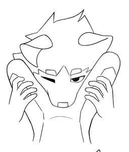 adult_on_young age_difference anthro duo fellatio hand_on_leg hand_on_thigh head_between_thighs looking_at_viewer male male/male older_penetrated one_eye_closed oral penetration penile sex spread_legs spreading young young_anthro young_male minishadefox ruke_(minishadefox) canid canine canis domestic_dog husky mammal nordic_sled_dog siberian_husky spitz monochrome