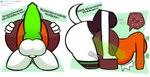 anthro balls bent_over big_balls big_butt bodily_fluids butt clothing cum cum_inflation cum_inside duo female female_penetrated genital_fluids genitals grinding gynomorph gynomorph/female gynomorph_penetrating impregnation inflation intersex intersex/female intersex_penetrating knot knotting legwear penetration side_view sound_effects thigh_highs euphorica homestuck ms_paint_adventures jade_harley rose_lalonde absurd_res hi_res