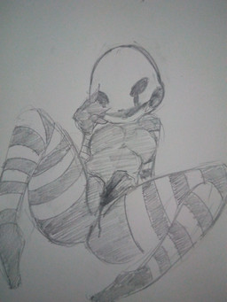 bodily_fluids butt female fingering fingering_self genital_fluids genitals looking_at_viewer machine masturbation not_furry puppet solo vaginal vaginal_fluids vaginal_masturbation vulva vono five_nights_at_freddy's five_nights_at_freddy's_2 scottgames marionette_(fnaf) animatronic robot 3:4 hi_res