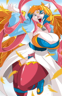 breasts female hair solo shonuff domestic_cat felid feline felis mammal absurd_res aliasing digital_media_(artwork) hi_res