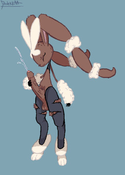 anthro balls big_penis bodily_fluids brown_body brown_fur clothing cum cumshot ejaculation erection eyes_closed fluffy foreskin fur genital_fluids genitals legwear long_ears long_penis male masturbation orgasm penis simple_background solo torn_clothing torn_legwear wool_(fur) dodekkaaa nintendo pokemon generation_6_pokemon lagomorph mammal mega_evolution mega_lopunny pokemon_(species) aliasing digital_drawing_(artwork) digital_media_(artwork) flat_colors hi_res