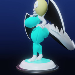 anthro balloon barefoot big_breasts big_butt blue_clothing blue_sclera breasts butt claws clothed clothing feet female glowing glowing_claws glowing_eyes holding_object huge_breasts huge_butt inflatable jewelry looking_at_viewer navel necklace simple_background solo tail thick_thighs wings darkdraketom dreamworks european_mythology how_to_train_your_dragon mythology dragon fury_(httyd) light_fury mythological_creature mythological_scalie scalie western_dragon 1:1 3d_(artwork) animated blender_(artwork) digital_media_(artwork) hi_res no_sound short_playtime turntable_(animation) video