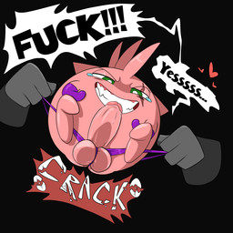 ballbusting balls bodily_fluids clenched_teeth clothing cock_and_ball_torture crunch curling_toes dialogue disembodied_hand erection feet genital_torture genitals gloves grin handwear heart_symbol male masochism onomatopoeia penis pleased_expression profanity smile solo sound_effects tears teeth text wedgie wedgie_fetish fuf nintendo pokemon creampuff_(tepigfan101) generation_1_pokemon jigglypuff pokemon_(species) waddling_head 1:1 hi_res