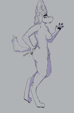 alien_genitalia animal_genitalia anthro breasts casual_nudity digitigrade facial_tuft feathered_crest feathers frill_(anatomy) genitals gesture gynomorph head_crest head_frill intersex muscular muscular_gynomorph muscular_intersex pawpads penis scratching_butt sheath solo standing tail tail_feathers tuft unimpressed waving fluffyokuyans kasey_mclaughlin_(mcompasss) alien dinosaur oku-yan_(mcompasss) prehistoric_species reptile saurischian scalie theropod hi_res trans_(lore) trans_woman_(lore)