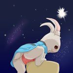 asian_clothing blush clothing east_asian_clothing female fundoshi fur japanese_clothing masturbation solo underwear pkpk_arrow lagomorph leporid mammal rabbit 1:1 absurd_res hi_res