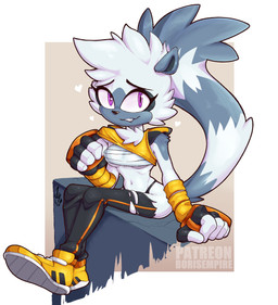 anthro bandage biped breasts chest_tuft clothed clothing crotch_lines eyelashes female fur hair long_eyelashes looking_at_viewer multicolored_body panties pupils sitting smile topwear tuft underwear meltgar idw_publishing sega sonic_the_hedgehog_(comics) sonic_the_hedgehog_(idw) sonic_the_hedgehog_(series) tangle_the_lemur lemur mammal primate strepsirrhine hi_res