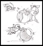 anthro belly belly_expansion big_belly black_border body_inflation border duo expansion female huge_belly hyper hyper_belly inflation overweight simple_background spherical_inflation white_background krystalvix archie_comics sega sonic_the_hedgehog_(archie) sonic_the_hedgehog_(comics) sonic_the_hedgehog_(series) dr._eggman sally_acorn human mammal rodent sciurid 2012