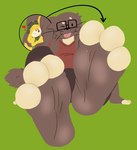 3_toes adorkablecollin anthro duo extreme_size_difference eyewear feet foot_fetish foot_focus foot_lick foot_play glasses hi_res licking male male/male micro size_difference soles toes tongue