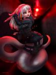 apode female legless serpentine solo split_form asheraart capcom resident_evil umbrella_corporation umbrella_soldier_(resident_evil) draconcopode lamia reptile scalie snake absurd_res hi_res